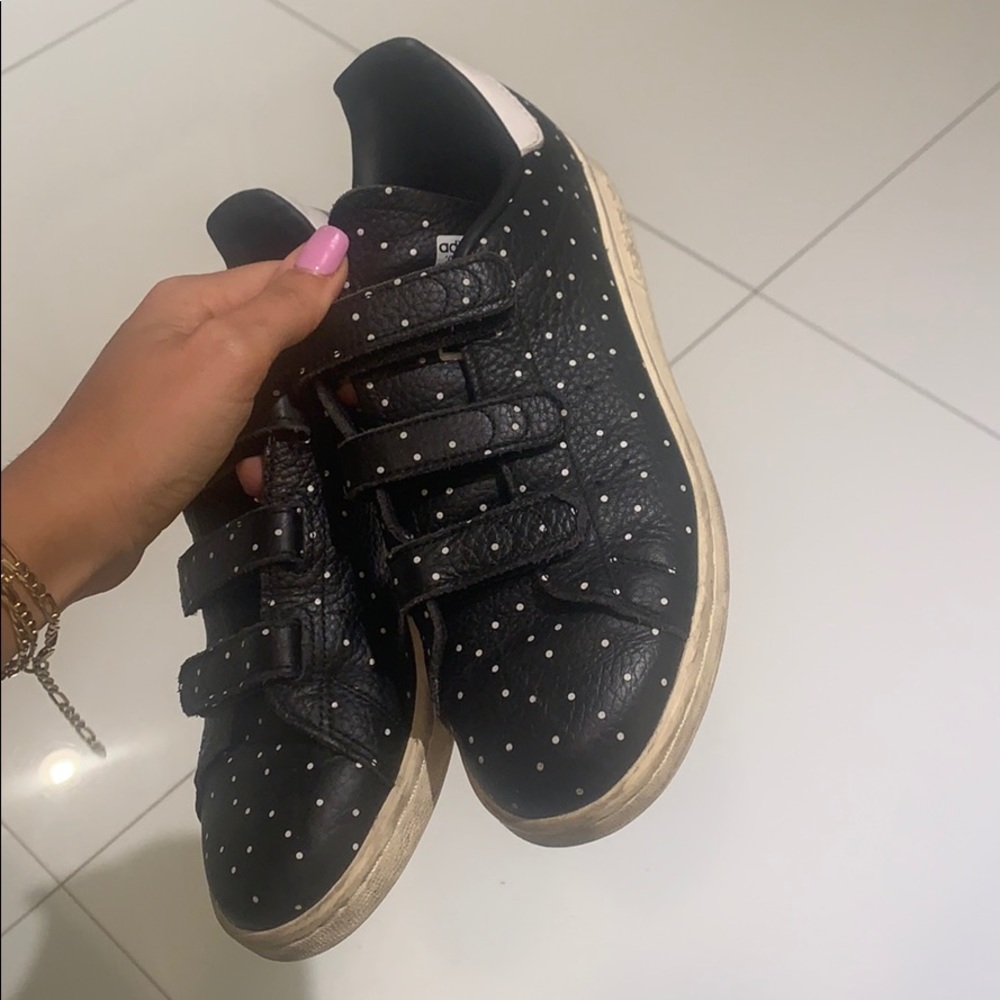 Adidas polka dot sneakers
